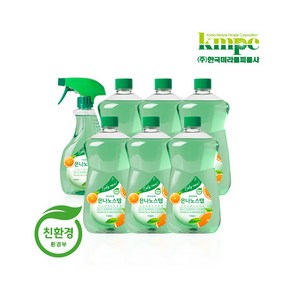 [은나노스텝] 시즌3 다용도세정제 550ml 1통+리필1100ml 6통