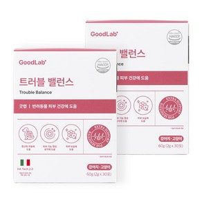 펫펫펫 강아지 고양이 피부 영양제 굿랩 30p, 피부/피모, 60g, 2개