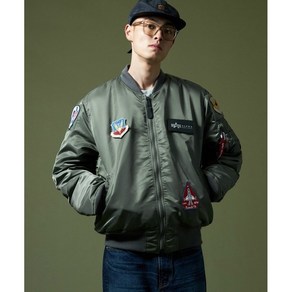 알파인더스트리 MA-1 비행 재킷 US 사양 AIR CREW THUNDERBIRD TA0527