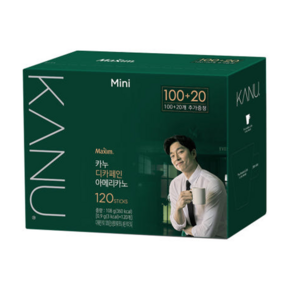 카누 카누미니 디카페인 100T+20T, 0.9g, 100개입, 1개