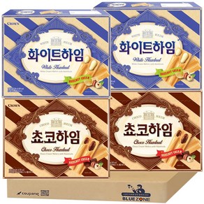 블루존 사무실 간식 초코하임280g x 2개 + 화이트하임 280g x 2개, 280g, 1개