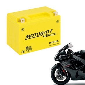 모토뱃젤 오토바이배터리 MTX12 12V 12AH YTX12-BS YTX14-BS 밧데리, 1개, 스즈키 GSX1300R