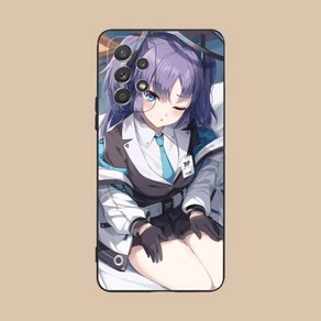 블루아카이브 삼성 갤럭시 케이스 핸드폰 Blue Achive Yuuka Mobile Phone Case fo Samsung Galaxy A91 70 54 53 52 34 24