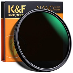 K&F CONCEPT Concept NANO-X Vaiable ND2-ND32 가변필터 8K AGC Glass 55mm, K&F Concept NANO-X Vaiable ND2-ND32 가변필터 8K AGC Glass 55mm