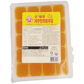 오쉐프제주한라봉푸딩 1KG/오뚜기, 1kg, 1개