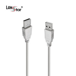 [LANSta] [AM-AM] USB-A 2.0 to USB-A 2.0 케이블 LS-USB-AMAM-3M [3m], 1개