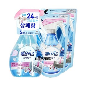 페브리즈 섬유탈취제 은은한향 370ml+리필 320ml 2개, 1개