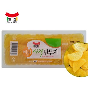 일가집 비타 사각단무지, 550g, 3개