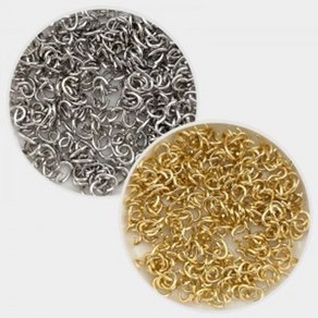 비즈톡 [TO-1-17]악세사리부자재 C링 씨링 0.6mm(두께) OR 골드 10g, OR_10g