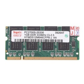 데스크탑 PC 메모리 모듈 컴퓨터 DDR1 램 RAM 1GB DDR PC2700 3200 2100 333MHZ 333MHZ, 1개