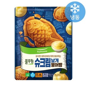 풀무원 날개붕어빵 슈크림, 300g, 1개