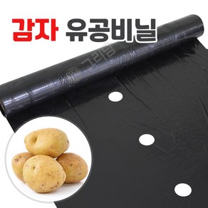 감자 전용 유공 멀칭비닐 텃밭 농사용 검정비닐, 감자 유공비닐 2번, 1개