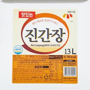 대용량 말통 진간장 13L 소스 맛 볶음 조림 찜요리 식자재 한식, 1개