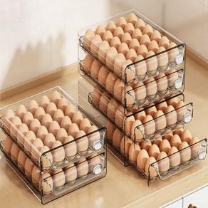 계란 보관함 에그트레이 EGG TRAY 슬라이딩 열고닫는 30구 60구