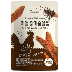 리얼 닭가슴살칩, 30g, 5개