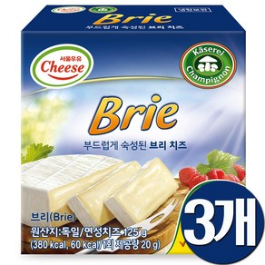브리치즈, 125g, 3개