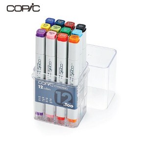 아트박스/아트피스 COPIC 코픽 클래식 트윈 마카 12색 BASIC