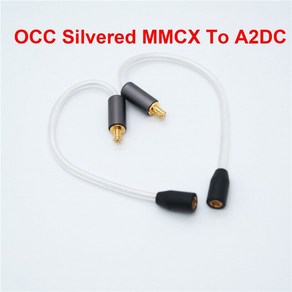 어댑터 케이블 MMCX To 2Pin 0.78mm IE80i IM50 QDC OCC 이어폰 컨버터 Sennheise 용, 01 MMCX to A2DC, 1개