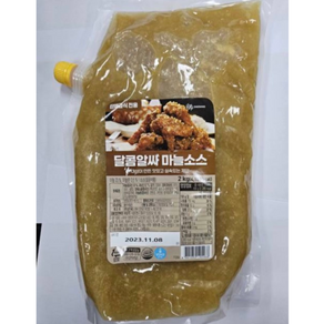 대상 달콤알싸 치킨 족발 보쌈 마늘소스 2kg, 1개