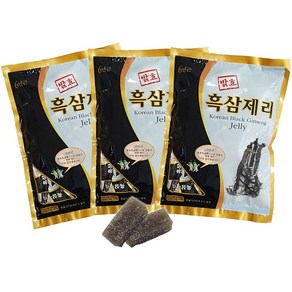 햇사랑식품 6년근 발효 홍삼에기스로 만든 흑삼제리 500gx3봉, 11g, 1개