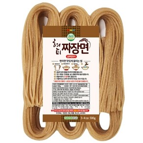 팜쿡 [팜쿡] 글루텐프리 우리 현미쌀 짜장면 500g x 3팩 (9인분), 3개, 상세 설명 참조