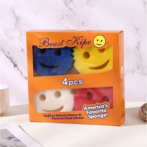 스마일 스펀지 수세미 smile sponge