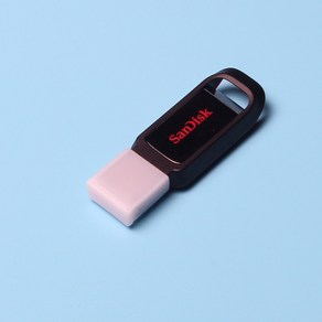 usb 메모리 usb케이블 커넥터 먼지 보호 마개, 화이트, 1개