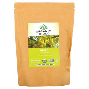 Oganic India 오가닉 인디아 Amla Fuit Powde 16 oz 454 g, 2kg, 1개