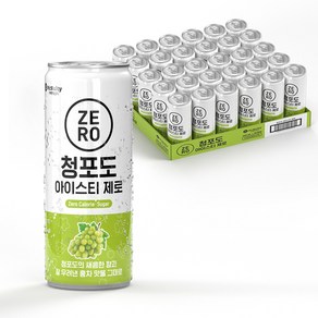 청포도 아이스티 제로 240ml 30개입, 30개