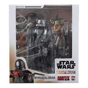 MAFEX No.129 THE MANDALORIAN / 더 만다 롤리안 160mm 액션 피규어, 1개