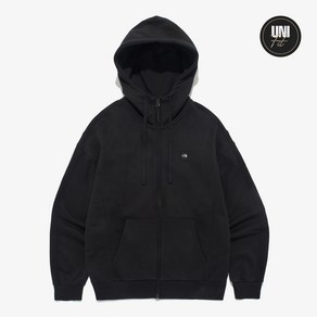 [정품] 노스페이스 미니 박스 로고 후드 집업 블랙 NJ5JQ50J