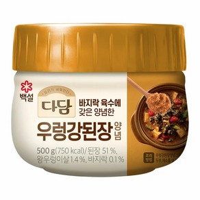 CJ제일제당 다담 우렁강된장500g, 500g, 6개