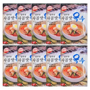 [팔도맛쟁이] 농민식품 사골맛 냉면육수, 350g, 10개