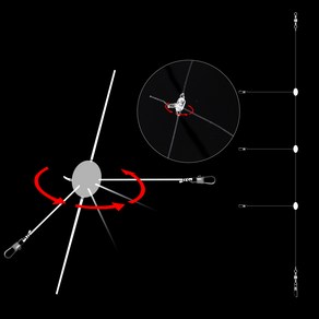 한치채비 이카메탈 오모리 오모리그 직결 채비 3단 한치낚시, 1개