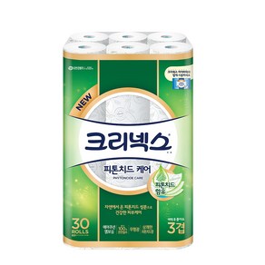 크리넥스 피톤치드 케어 천연펄프 3겹 고급롤화장지, 27m, 30개입, 1개