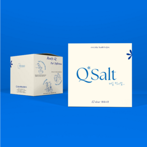 Q*Salt 매일 먹어염 용융소금 12시간 용융소금 3g 스틱(국내산) 3개이상 구매시 텀블러