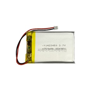 YJ 리튬폴리머배터리 KC인증 충전지 3.7V YJ423450 750mAh, 1개, 1개입