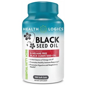 Health Logics 블랙씨드오일 100캡슐, 1개, 100정