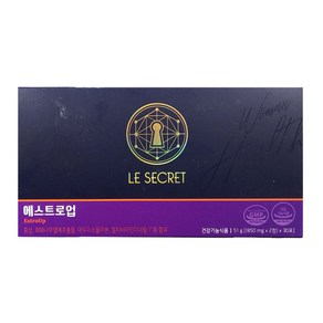 르시크릿 에스트로업 1700mg x 30포 3박스, 60정, 3개