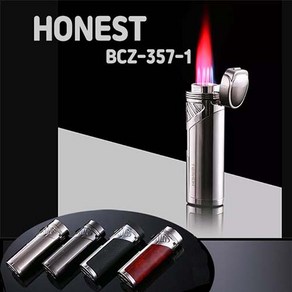 토치라이터 HONEST BCZ-357-1, 블랙, 1개