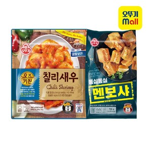 오뚜기 오즈키친 칠리새우 300g 1개+통실통실 멘보샤 756g 1개, 1.056kg, 1세트