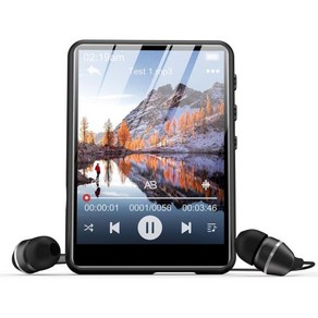 64GB MP3 플레이어(Bluetooth 5.3 포함) SWOFY M4 Mp3 Mp4 뮤직 플레이어(2.4\