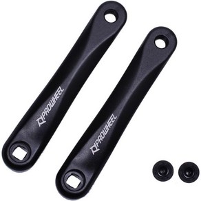 PROWEEL Ebike 크랭크 암 사각홀 140MM152MM160MM165MM170MM175MM 전기 자전거용 블랙 바이크 중간 장착 모터 토크1쌍, 1pc Left Cankam 152mm, 1개