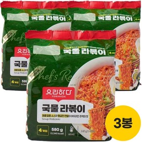 요리하다 국물라볶이 기획 4개입*3봉, 12개