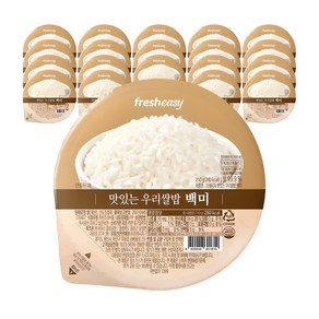 프레시지 우리쌀밥 즉석밥 백미, 210g, 24개