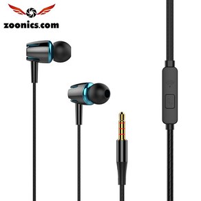 주닉스 ZNS-B6 인 이어 헤드폰 3.5MM 이어폰