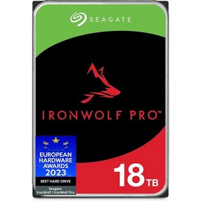 씨게이트 아이언울프 프로 18TB NAS HDD ST18000NE000 SATA 6Gbs 3.5인치(리퍼)