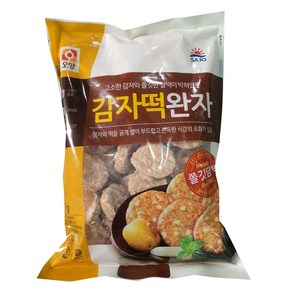 [퀴클리몰] 사조오양 감자떡 완자 1kg, 3개