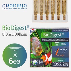 프로디바이오 바이오다이제스트(BioDigest) 생박테리아 (6개입), 1개, 6ml