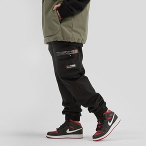 2223 NNN - CAGO JOGGER - PANTS - 블랙 (오로라 나염)